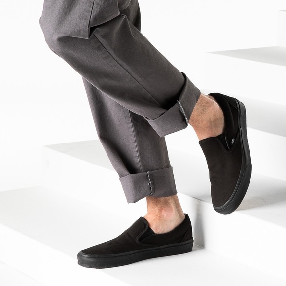 Vans Black Slip-Ons (3Y/4.5-5W) - Picture 10 of 10